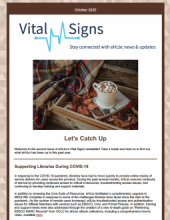 Image of eHLbc Vital Signs Newsletter